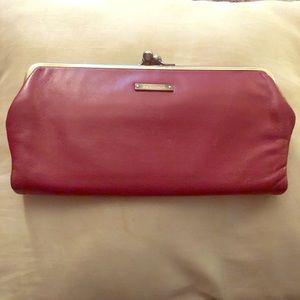 Kenneth Cole Red Leather Wallet